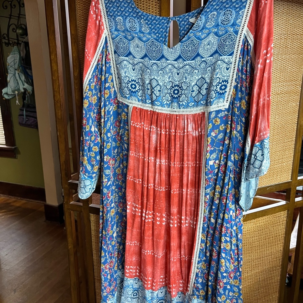 Sundance Multicolor Bohemian Mini Dress